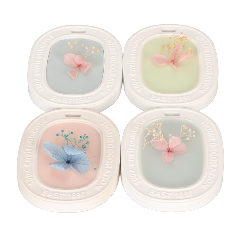 4PCS Set Wardrobe Aromatherapy Wax Tablets Long Lasting Floral Scent