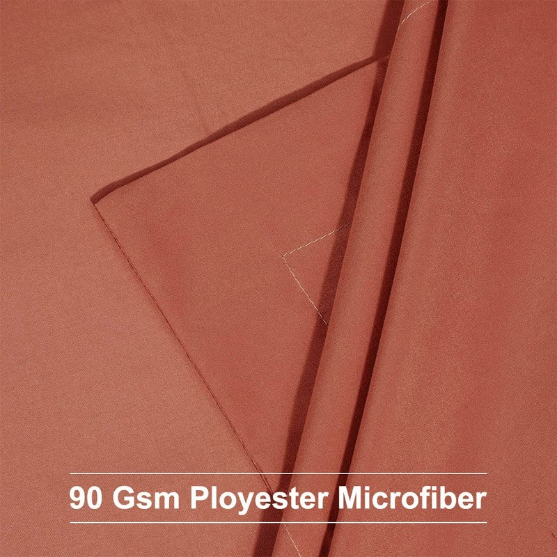 sourcing map Pillow Shams 2 Pack Soft Brushed Microfiber Envelope