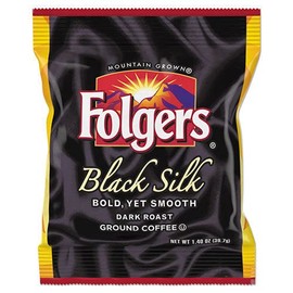 Folgers 2550000019 1.4 oz. Packet Coffee - Black Silk (42-Piece/Carton)