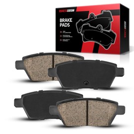 Torchbeam Rear Disc Ceramic Brake Pads Kit Fits2006-2012 Ford Fusion, 2006-2013 6, 2007-2012 Lincoln MKZ, 2006-2011 Mercury Milan,2006 Lincoln Zephyr,4pcs Automotive Replacement Brake Pads,D1161