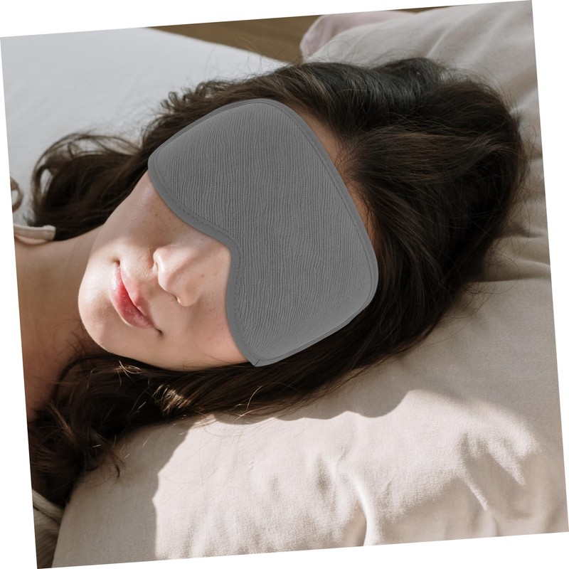 SAFIGLE Contoured Sleep Mask for Men Women Adjustable Blindfold with