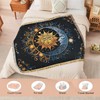 Shesyuki Boho Throw Blanket Reversible Cotton Bohemian Tapestry Hippie Room