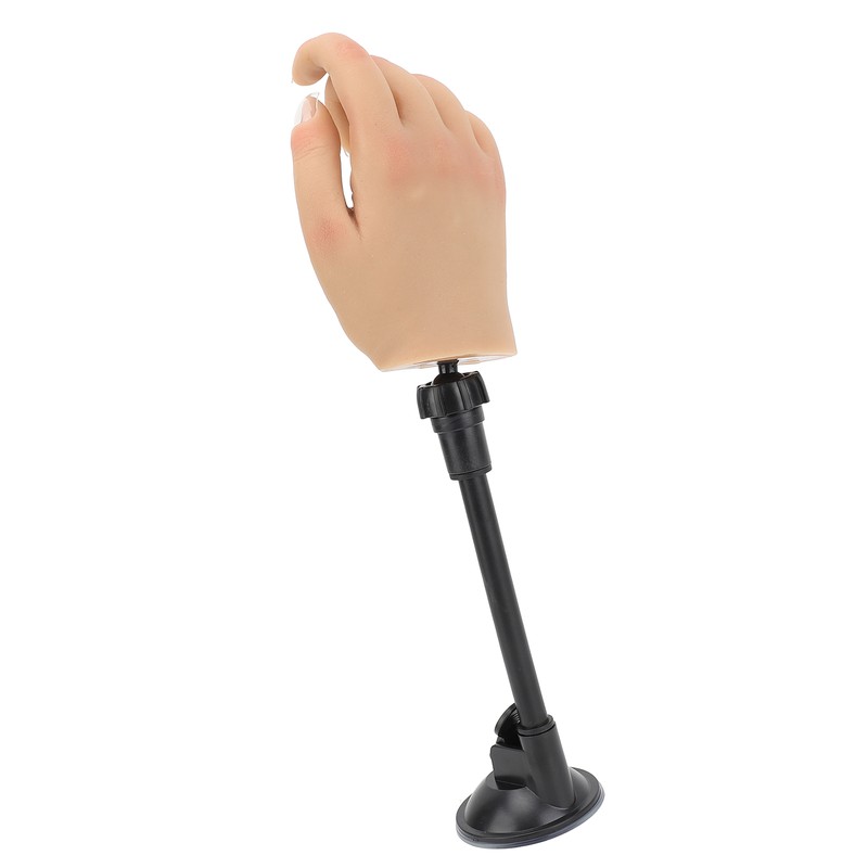 Nail Training Practice Hand Professional Bendable Silicone Female Mannequin Hand