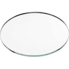 Plymor Round 3mm Non-Beveled Glass Mirror, 4 inch x 4 inch