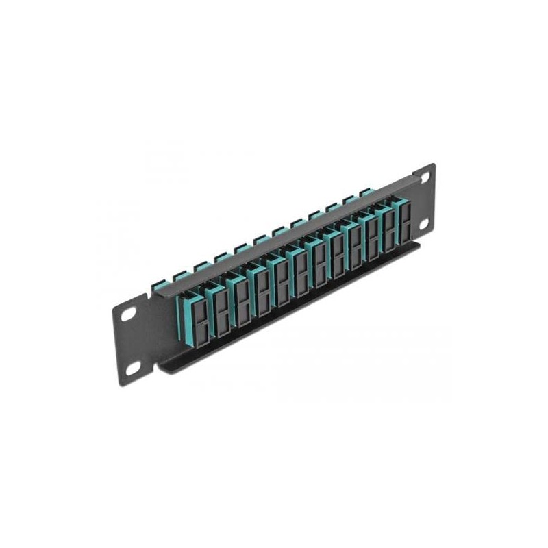 Delock 10 Inch LWL Patch Panel 12 Port SC Duplex