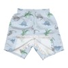 Easy-Change Eco Swim Trunks - Light Blue Dinos - 24mo