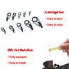 9KM DWLIFE 20pcs Rod Tip Eye Repair Kit with Glue