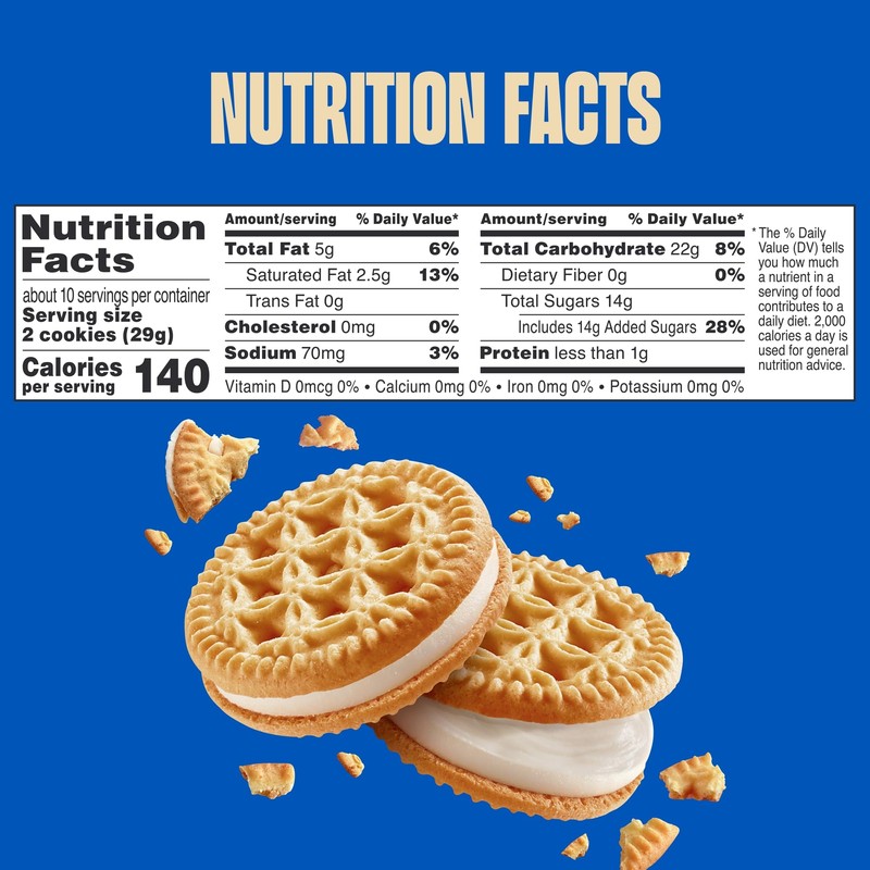 Glutino Gluten Free Vanilla Creme Cookies,10.5 oz