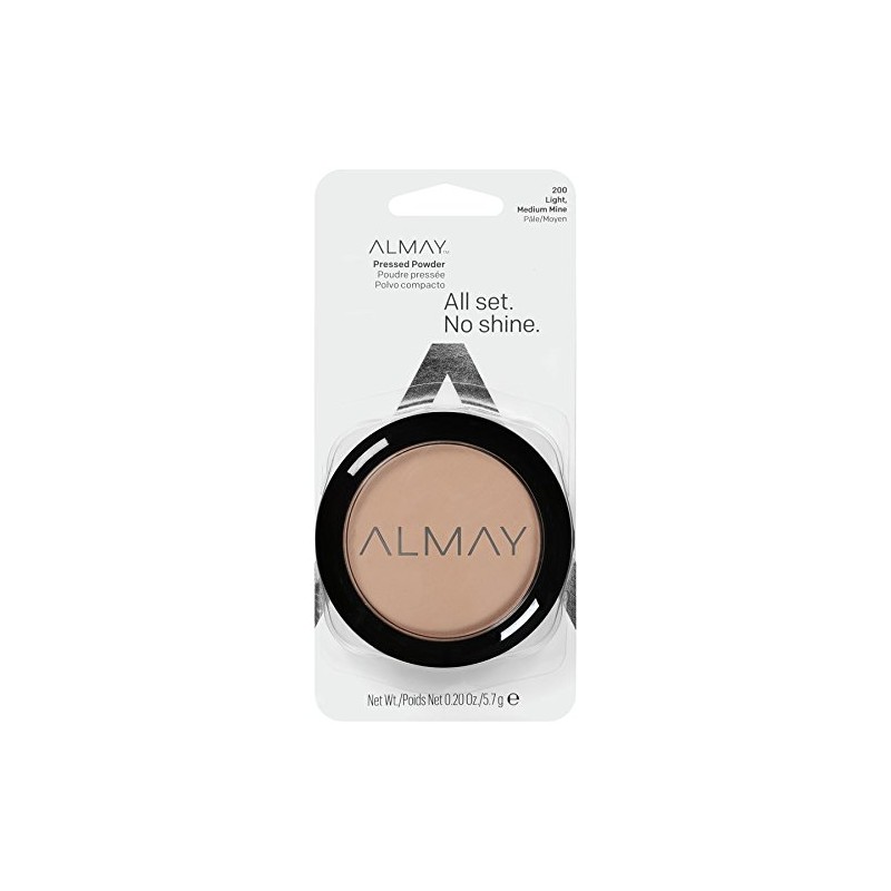 Almay Smart Shade Skin Tone Matching Pressed Powder, Light/Medium [200]