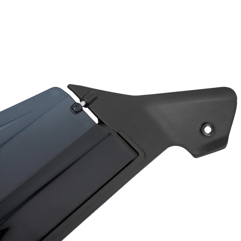 YHMTIVTU Adjustable Dark Smoke Air Deflectors Fits For Honda Gold