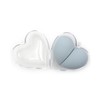 IWOWHERO Heart Shape Makeup Sponge Set Wet Dry Dual Purpose