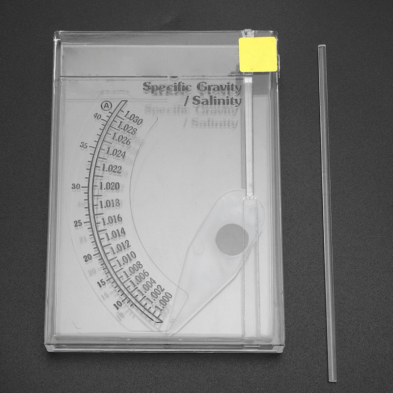 Accurate Sea Hydrometer Saltwater Salinity Meter Specific Gravity Test for