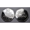 The Commemorative Coin Company 50th Birthday .999 Silver Commemorative. Unique