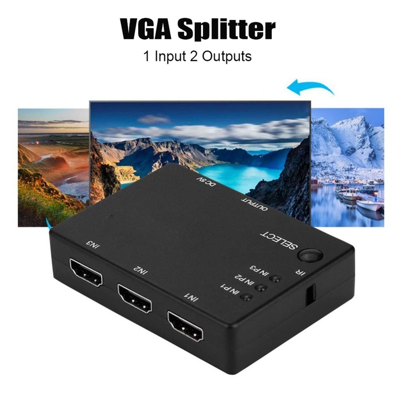 2 in 1 Out Switch Switcher Selection Box, VGA Switcher