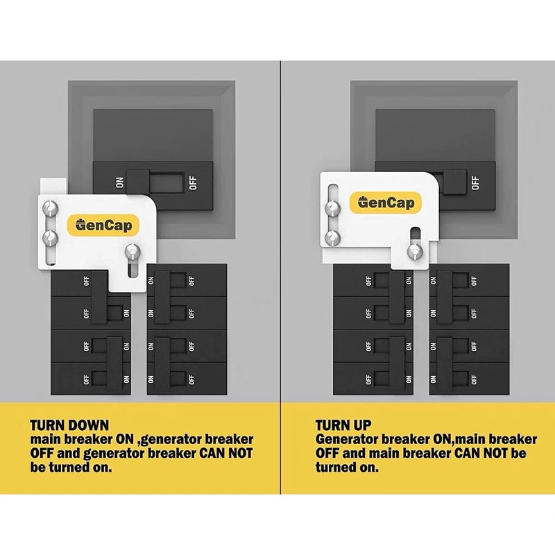 Generator Interlock Kit, 1 3/8 inches Spacing Between Main and