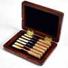 Marigo Wooden Reed Case for Oboe, 6 Pack, Brown