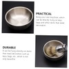 TOVINANNA 2pcs Stainless Steel Shaving Brush Bowl Gentle Shaving Brush