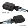 Ultra Small Micro Mini LED Turn Signal, Black Body, Smoke