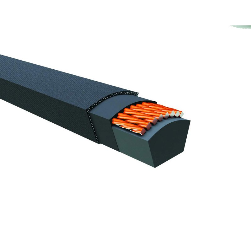 D&D PowerDrive A23.5/4L255 V Belt, A/4L, Rubber, 1/2" x 25.5"