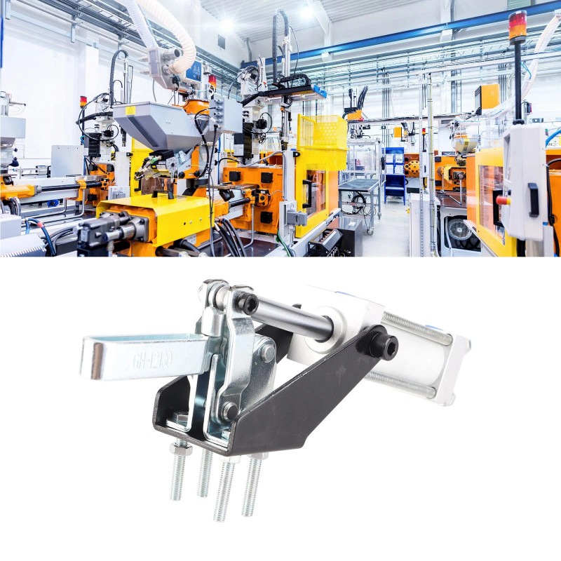 Unbranded Air Clamp 0.5-9.0 Kgf/cm² Quick Closing 92° Open Angle