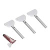 3Pcs Silver Stainless Steels Metal Tube Squeezer Keys Salon Toothpaste