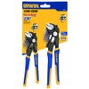 IRWIN VISE-GRIP Pliers Set, V-Jaw, 2 Pieces (1802531), Blue