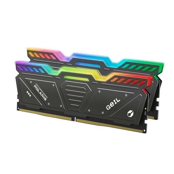 GeIL Polaris RGB DDR5 RAM, 32GB (16GBx2) 5200MHz 1.25V, Intel/AMD