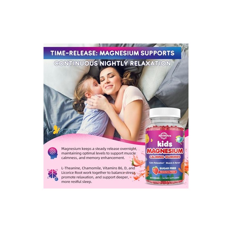 Magnesium Glycinate Supplements - Magnesium Gummies & Liquid Drops for