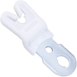 Rexka 10pcs White Door Lock Pawl Retainer for Ford Lincoln YL3Z1521970AA YL3Z1521970AB Excursion Explorer F-150 Ranger Windstar