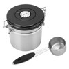 Coffee Bean Storage Stainless Steel Airtight Container Coffee with 30ml