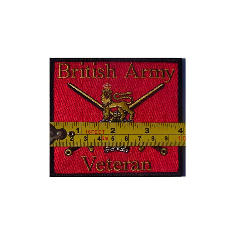 British Army Veteran Iron on Patch