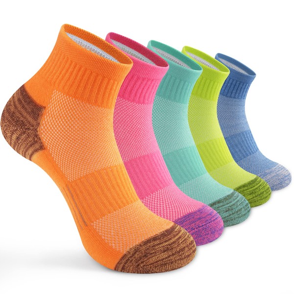 Gonii Ankle Socks Womens Athletic Thick Cushioned Running Hiking Low