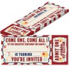 MQCLYSG Carnival Invitations 20 Pack All Circus Carnival Ticket Invitations