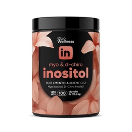 Myo & D-Chiro Inositol | 100 Cápsulas de 512.5 mg | Mezcla 40:1 | Ingredientes Naturales