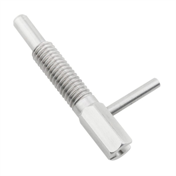HJGarden M6 Steel Retractable Indexing Plunger Pin L Handle