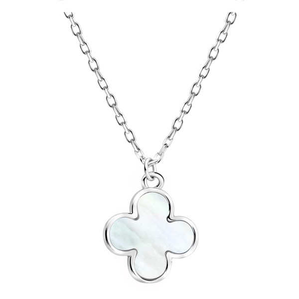 Sofia Milani - Women's Necklace 925 Silver - Flower Enamel