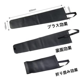 Leather Car Umbrella Bag Hanging Waterproof Holds Up to 2 Long Umbrellas, Easy Drain and Foldable, Convenient Car Accessories, Pack of 1