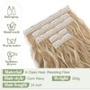 SEGO 60 cm clip-in extensions, 5-piece set, 17 clips, like