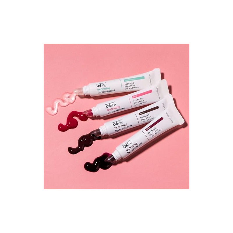 Urban Skin Rx Hydrating Lip Treatment Clear, Ultra-Moisturizing Treatment Smooths,