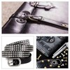 200 Pcs Leather Rivets, Bronze Metal Double Cap Rivets Snaps
