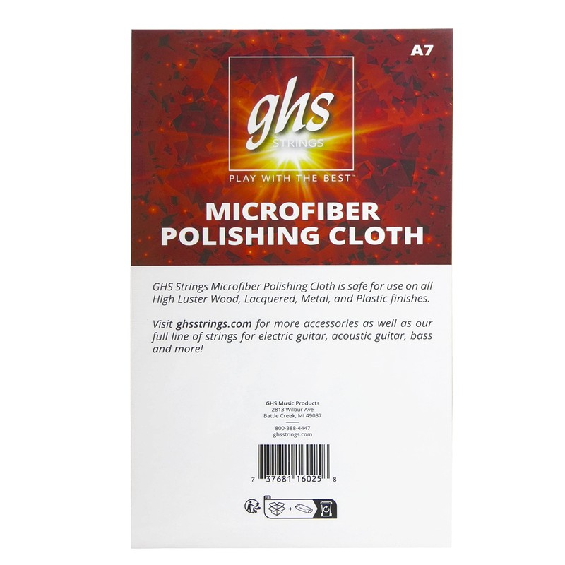 GHS Strings GHS POLISHING Cloth (A7)