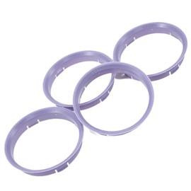 4 x centring rings 74.1-72.6 | 74.1 to 72.6 | purple
