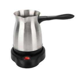 Gugxiom 600ml Electric Turkish Coffee Pot, Stainless Steel Turkish Coffee Maker, Heating Tea Maker Kettle For Home Travel