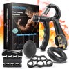 NIYIKOW Grip Strength Trainer Kit with Counter (5 Pack), Counting