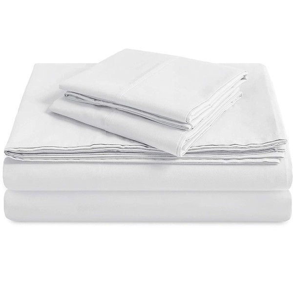 Mr Pandaa 100%-My-Certified-Giza-Egyptian-Cotton Soft & Silky Breathable Sateen Finish Sheet