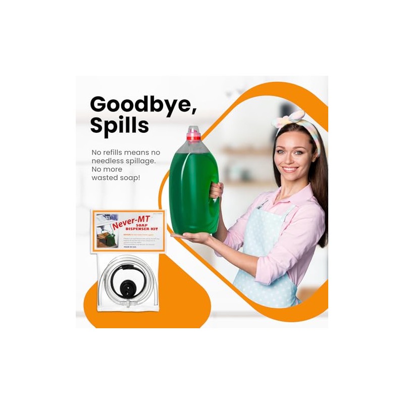 The Original Soap Dispenser Conversion Kit - Made in The