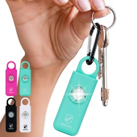 Original Defense® Siren Self-Defense Alarm - 130 dB Keychain Alarm with LED Strobe Light for Women, Children, and Elderly - Police Recommended - (Mint, 1 Count)