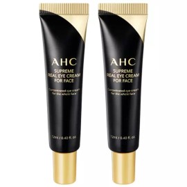 Sangpum Sangse Seolmun Chamjo AHC 슈프림 리얼 아이크림 포 페이스 30ml 2개 AHC Supreme Real Eye Cream for Face 30ml 2pcs [30ml × 1 piece]