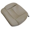 SecosAutoparts Front Passenger Side Bottom Replacement Seat Cover Leather Tan