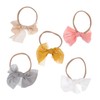Baluue 5pcs Bowknot Headbands for Toddlers Accessories Grey for Showers